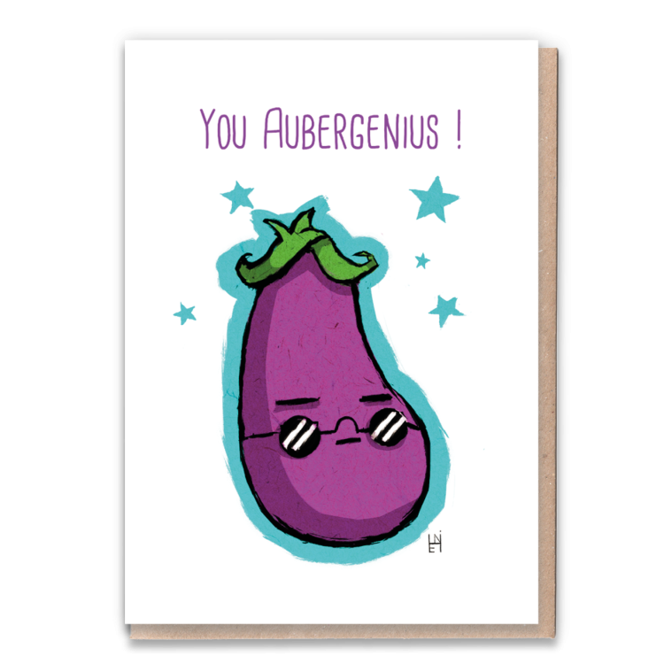 1 Tree Cards - You Aubergenius!