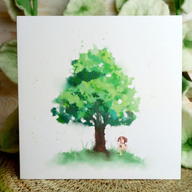 1 Tree Cards - Dog