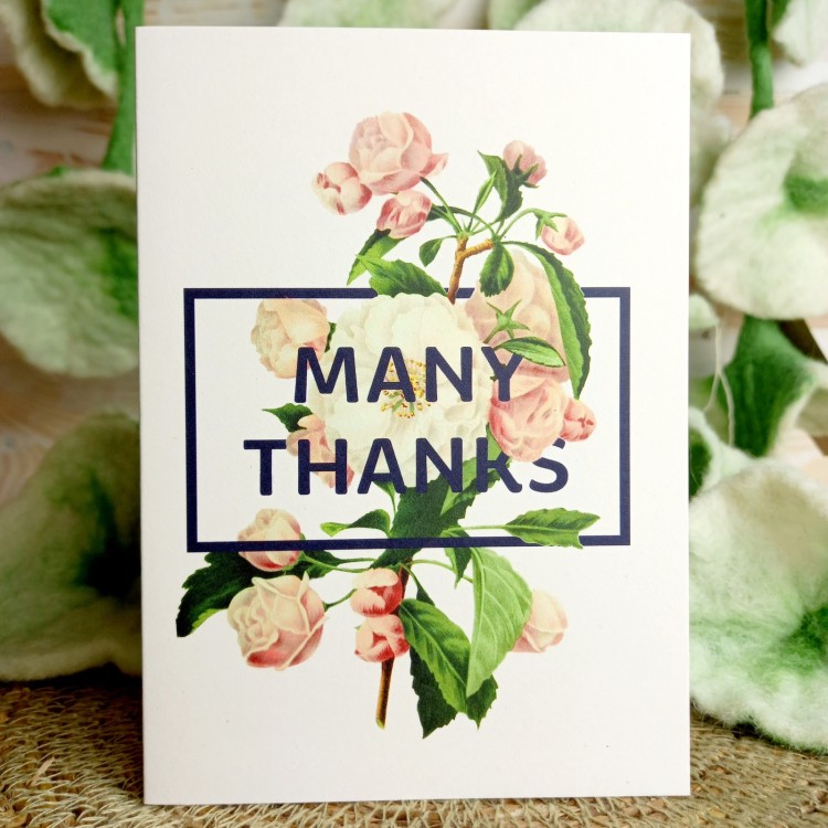 1 Tree Cards - Many Thanks