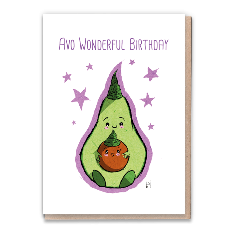 1 Tree Cards Avo Wonderful Birthday