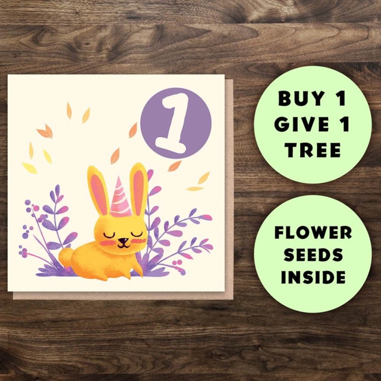 1 Tree Cards Birthdays 1 - 10 yrs