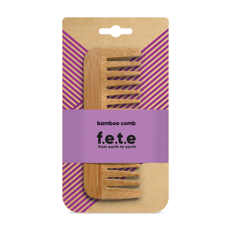Wide Bamboo Comb