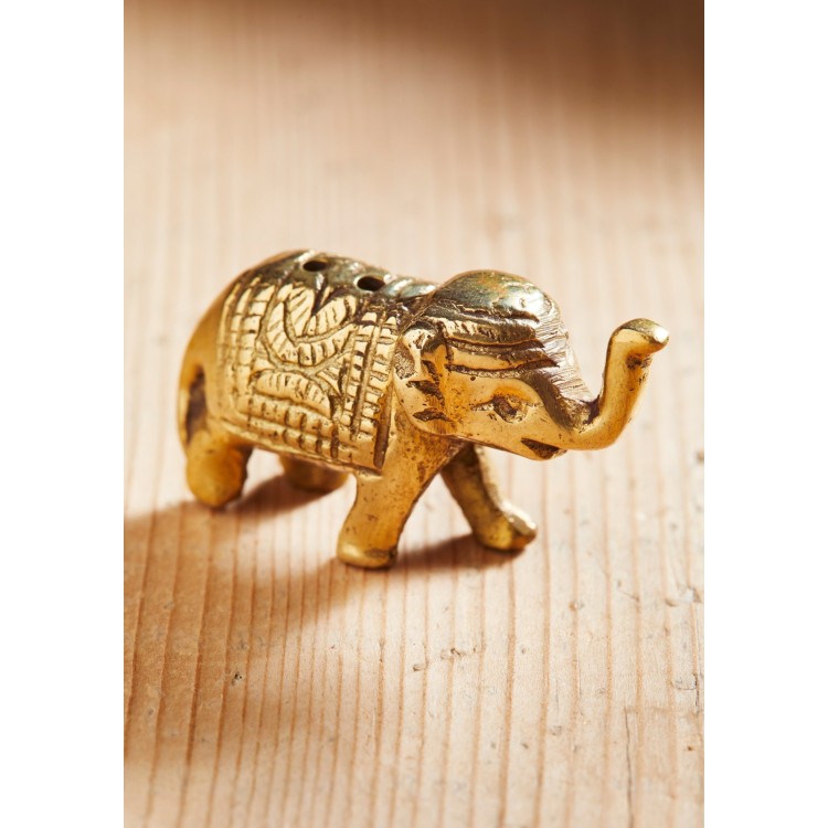 Brass Elephant Incense Holder