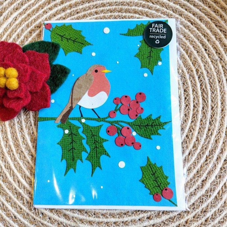 CFA Robin & Berries Christmas Card