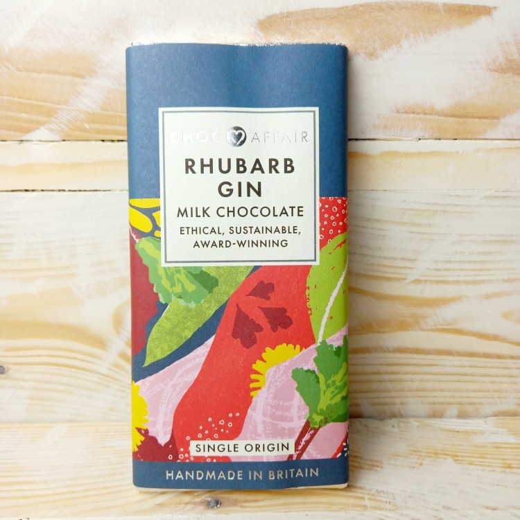 Milk Chocolate Bar - Rhubarb Gin