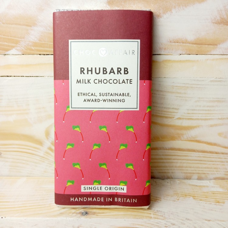 Milk Chocolate Bar - Rhubarb