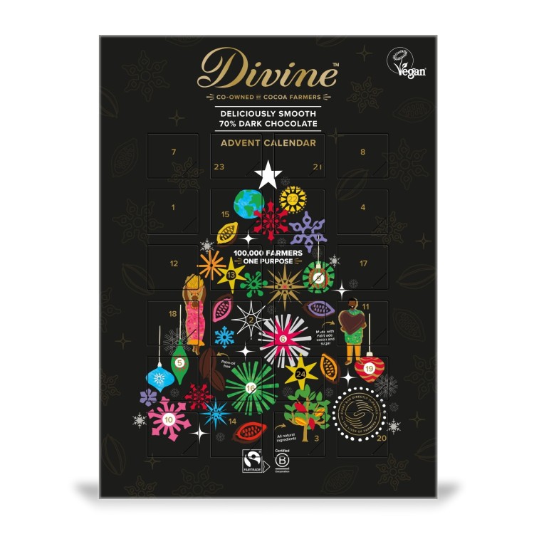 Divine 70% Dark Chocolate Advent Calendar