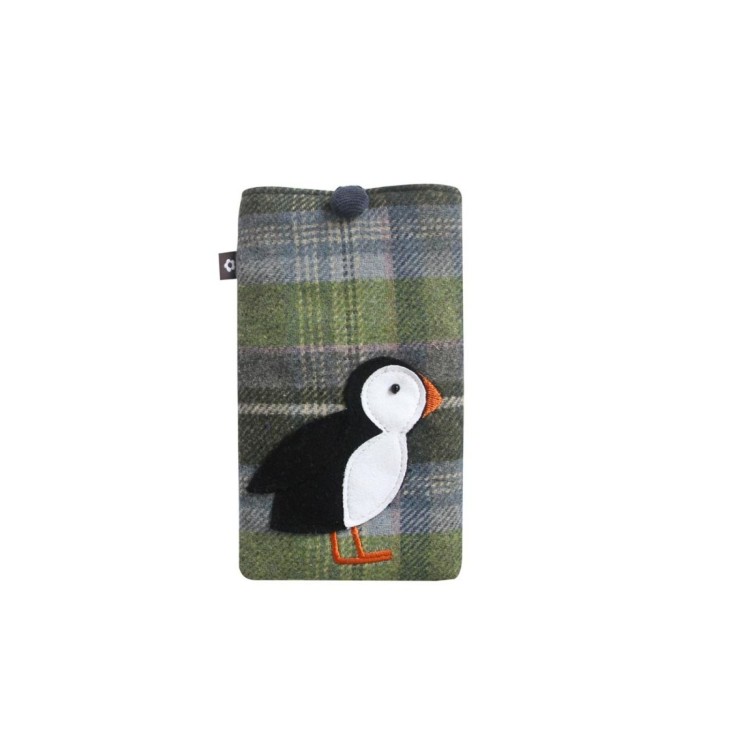 Earth Squared Applique Puffin Eye-Glass Case