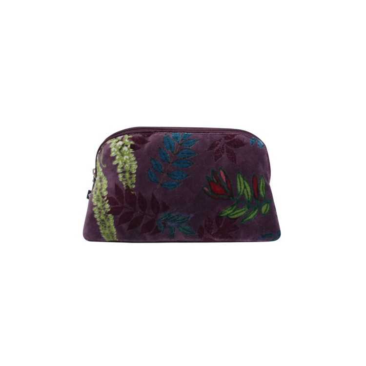 Earth Squared Botanical Velvet Makeup Bag