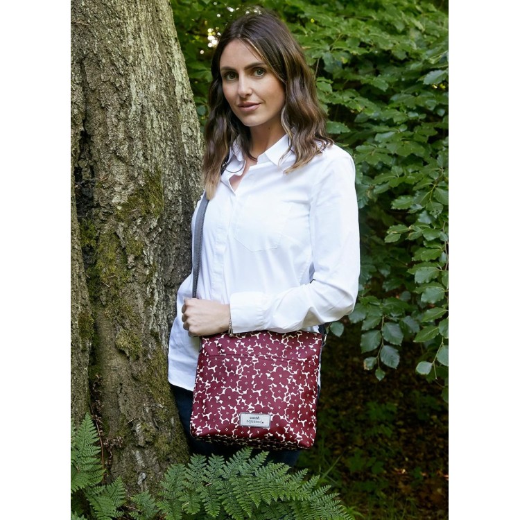 Earth Squared Oilcloth Messenger Bag