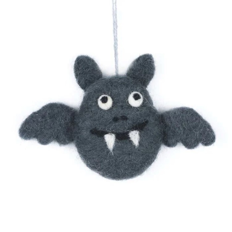 Felt So Good Handmade Felt Batty Halloween Hanging Decoration
