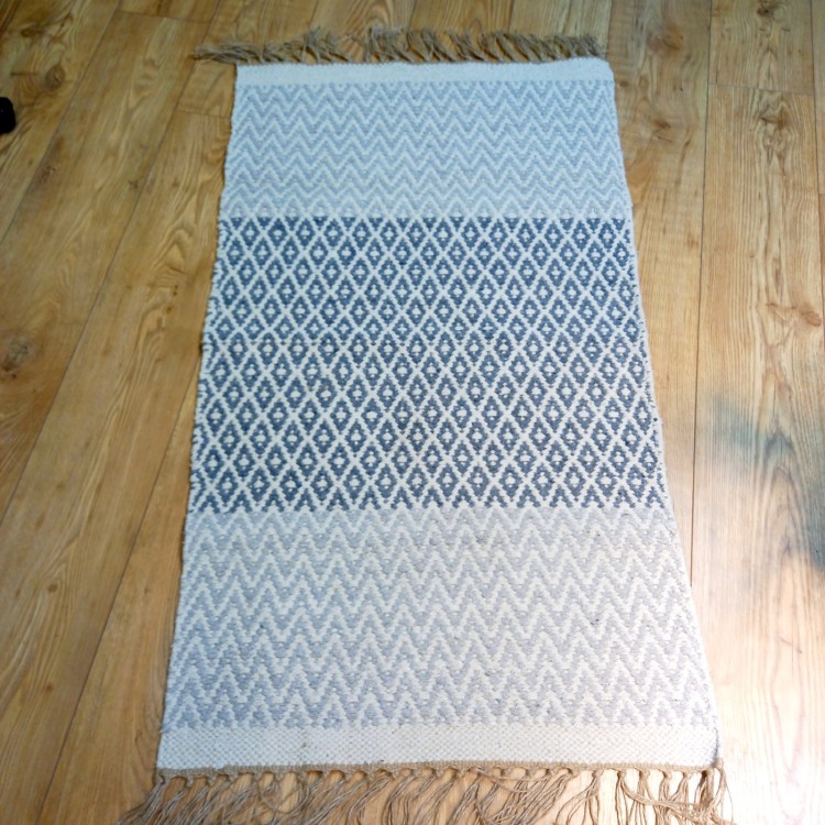 Indra Small Rug- Mid Grey/Grey