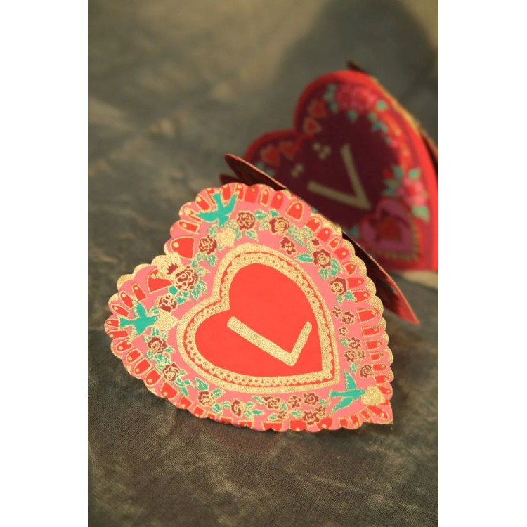 Love Concertina Greeting Card