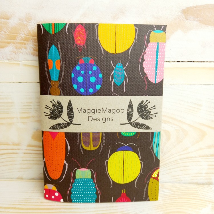 Maggie Magoo A6 Beetle note book