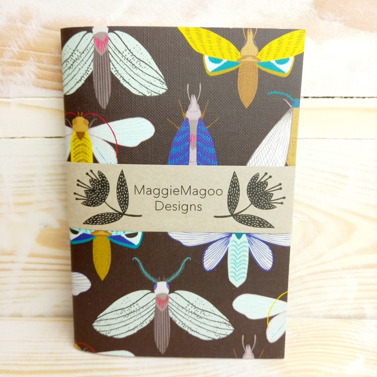 Maggie Magoo A6 Moth note book
