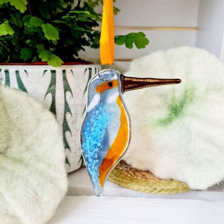 Marc Peters Glass Kingfisher