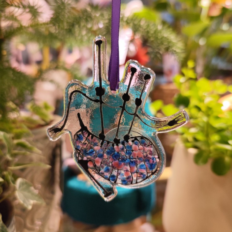 Marc Peters Glass Ornaments- Bagpipes