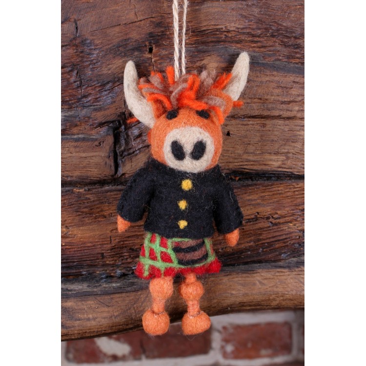 Pachamama Hamish The Highland Cow Decoration