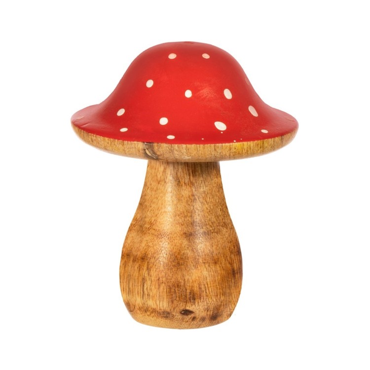 Sass and Belle Red & White Standing Toadstool Decoration