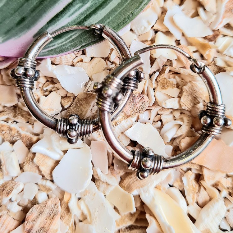 Silver Hoop Earrings