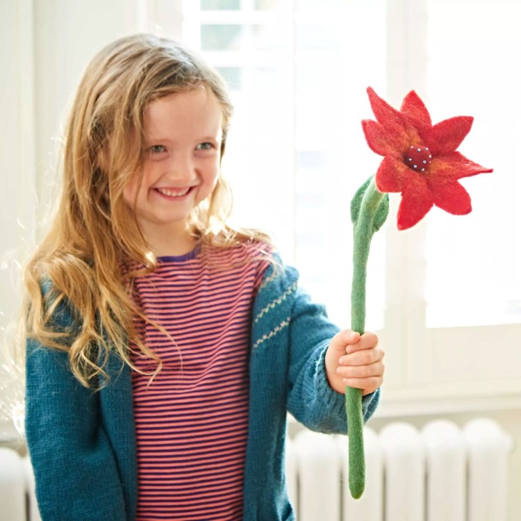 Single Felt Lily Flower