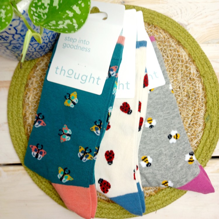 Thought Cece Organic Cotton Bug Socks