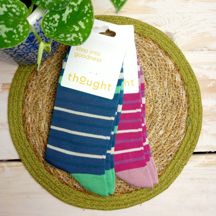 Thought Lucia Bamboo Stripes Sock