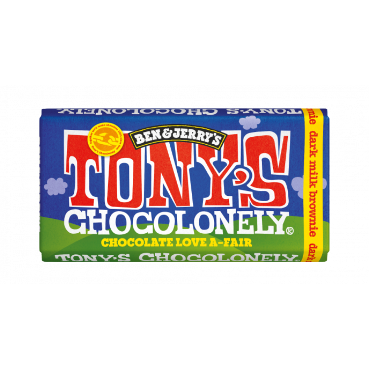 Tony's Chocolonely Dark Milk Chocolate Brownie 180g