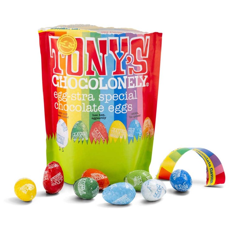 Tony's Chocolonely Easter Egg Pouch - Mixed Flavours