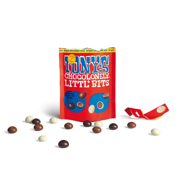 Tony's Chocolonely Littl' Bits Triple Chocolate Mix