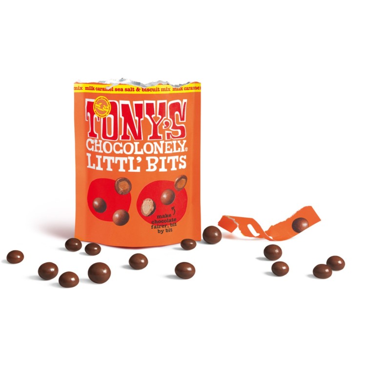 Tony's Chocolonely Milk Caramel Sea Salt & Biscuit Mix